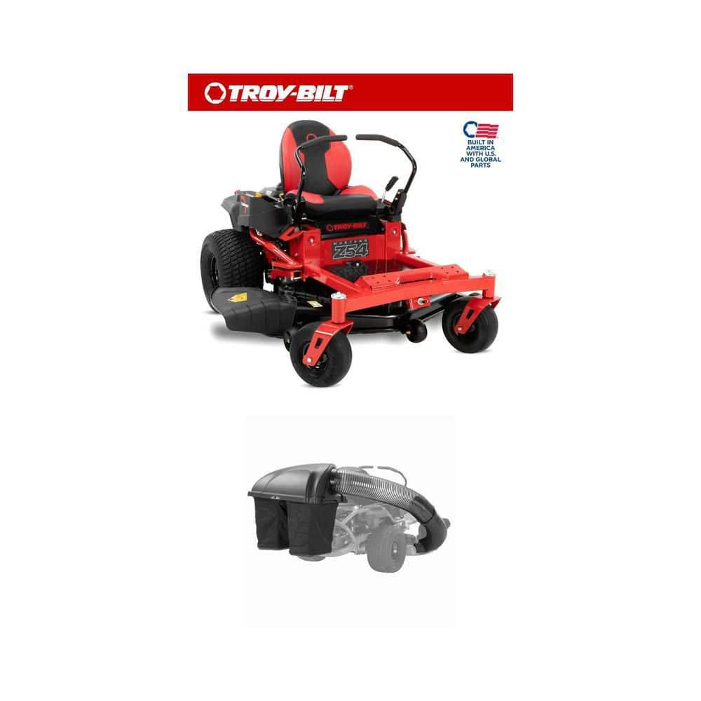 54 in. 24 HP Zero Turn Mower and 50/54 in. Double Bagger Combo for