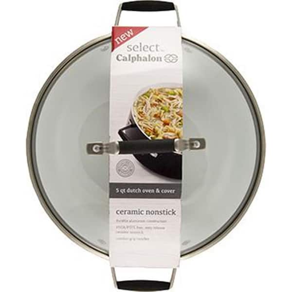 Calphalon Select 5 qt. Round Aluminum Ceramic Nonstick Dutch Oven