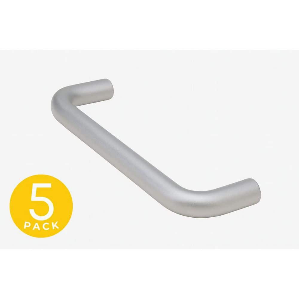 3 in. (76 mm) Center-to-Center Modern Brushed Chrome Wire Drawer Pull (5-Pack) price history on PriceWatchPro
