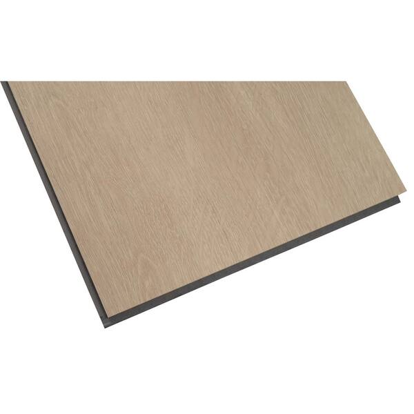 A&A Surfaces Corden Urban Oak 20 Mil x 7 in. x 48 in. Waterproof Rigid Core Luxury Vinyl Plank Flooring (23.77 Sq. ft./case), Light