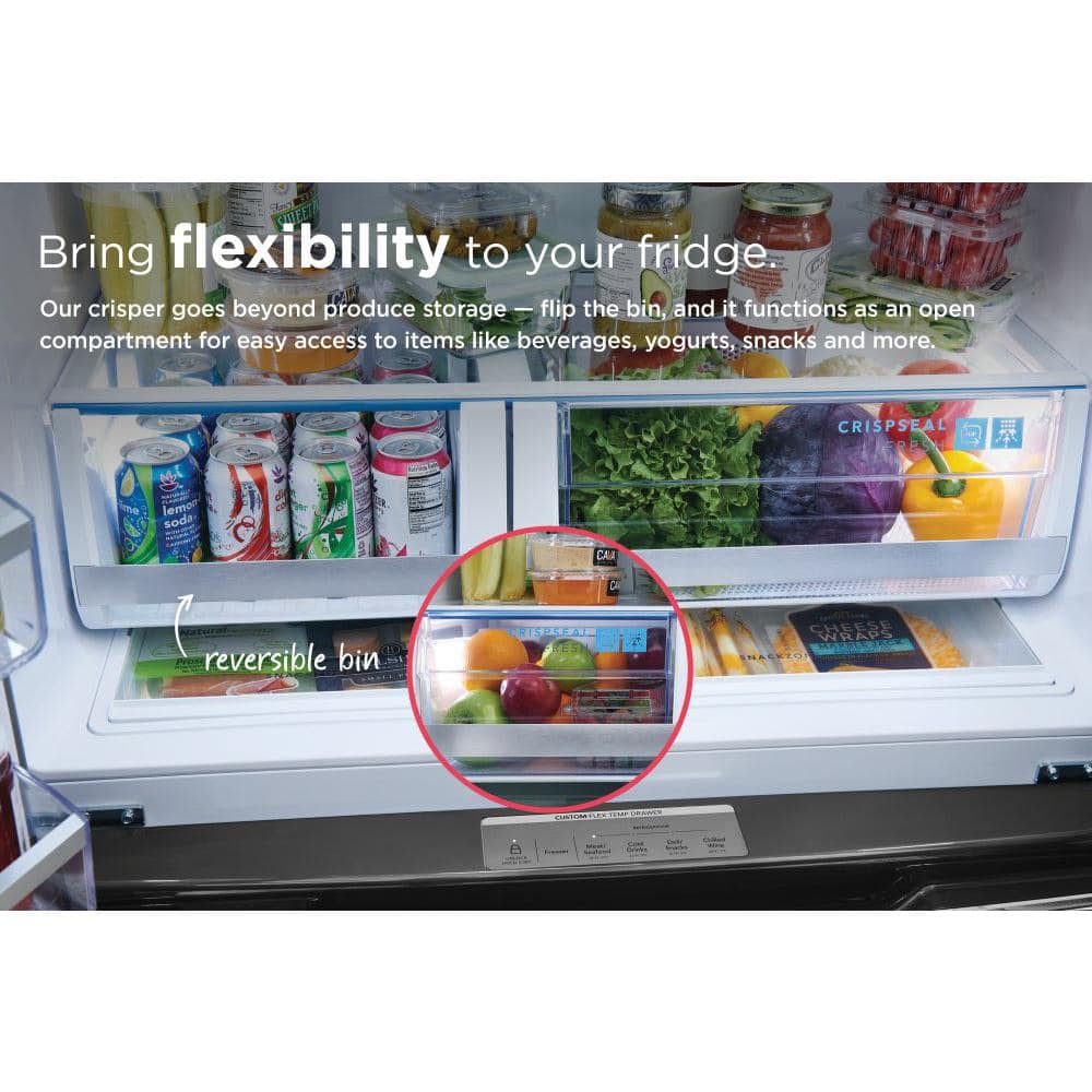 Stainless Steel 36" Smart Energy Star French Door Refrigerator with Ice Maker
