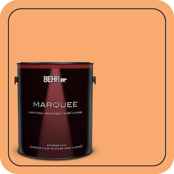 BEHR MARQUEE 1 gal. #P230-5 Florida Sunrise Flat Exterior Paint & Primer