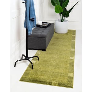 Del Mar Sarah Green 2' 7 x 10' 0 Runner Rug