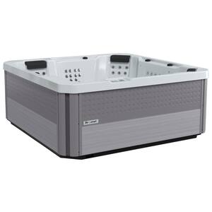 Lifesmart Leganza 6-Person 90-Jet 230V Hot Tub in Arctic White/Coastal ...