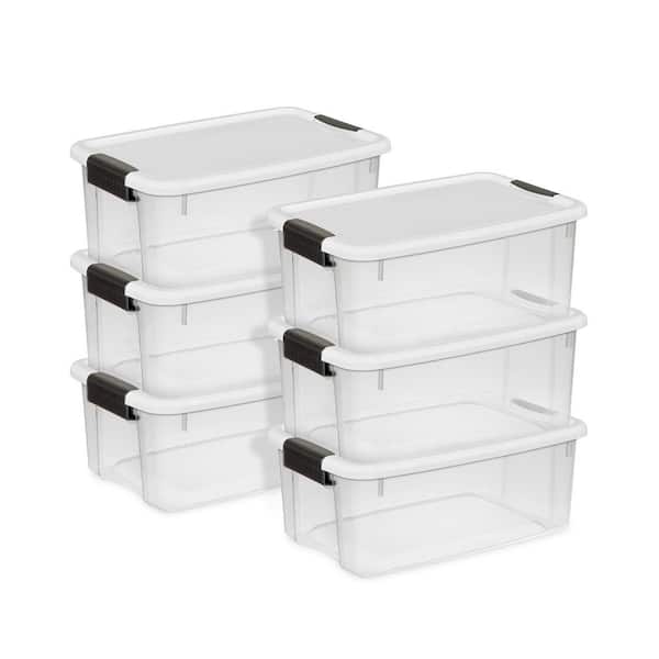 18 Qt. Durable Storage Box in Clear (6-Pack)
