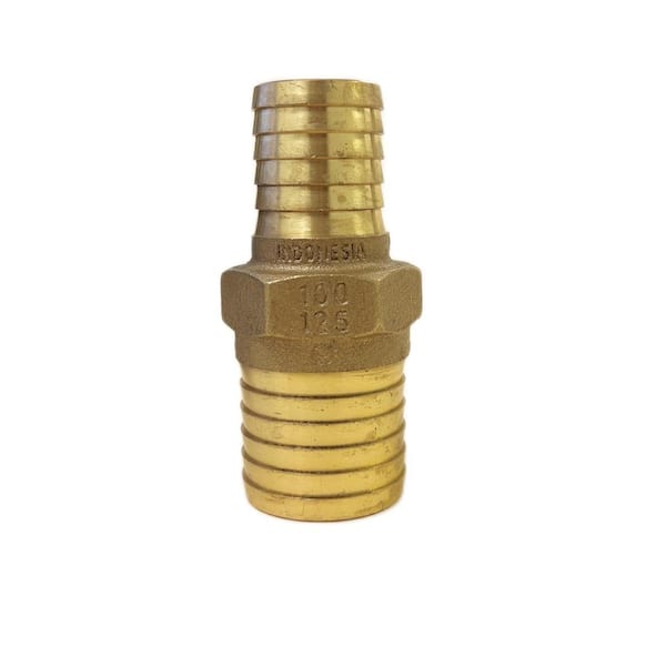 Matco-Norca 1-1/4 in. x 1 in. Brass Insert Coupling
