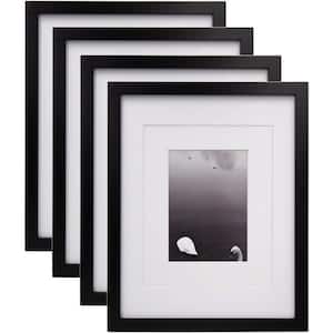 11 in. x 14 in. Black Picture Frames (Set of 4)