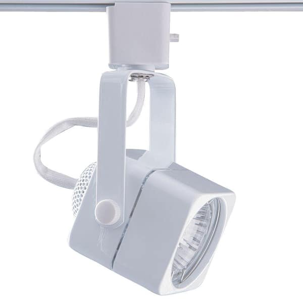 Designers Choice Collection Series 15 Line-Voltage GU-10 White Soft Square Track Lighting Fixture