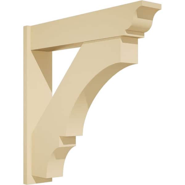 Ekena Millwork Balboa 7 in. W x 36 in. H x 36 in. D Signature Urethane Polyurethane Outlooker with Traditional Ends