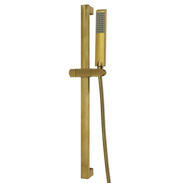 Vilbosch 24 in. Shower Slide Bar in Brushed Brass
