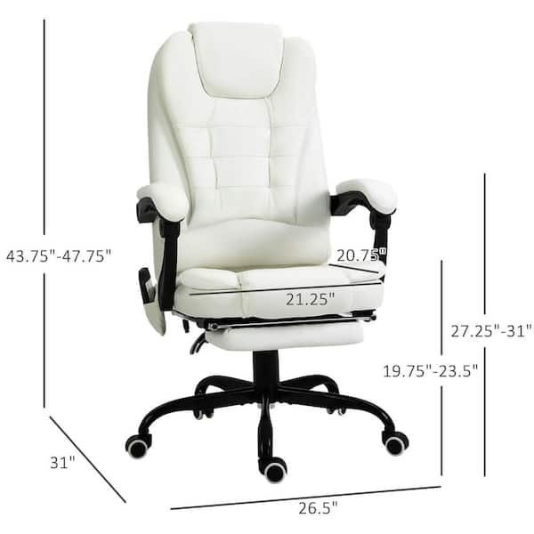 white office massage chair