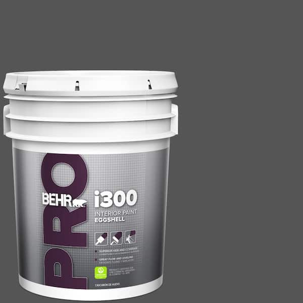 BEHR PRO 5 gal. #QE-62 Maximum Gray Eggshell Interior Paint