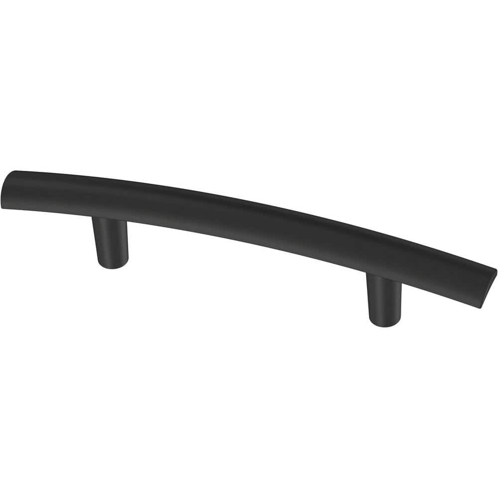 Liberty Arched 3 in. (76 mm) Matte Black Drawer Bar Pull