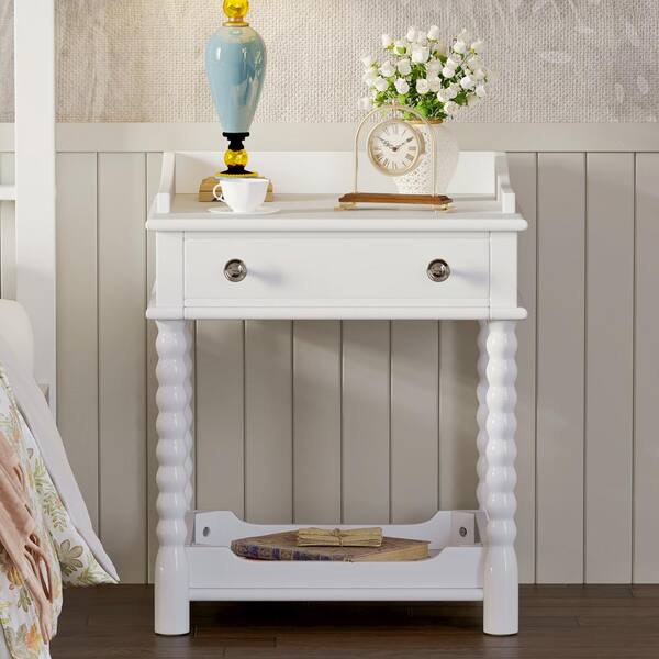 Premium Vintage shops Side Table Collection (1, White)