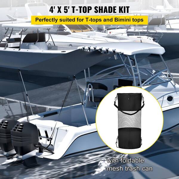 【新品未使用】T no T x TARPtoTARP ⁡Valo Shade SKYSHALO T-Top Sun Shade Kit 4 ft. x 5 ft., UV-Proof 600D