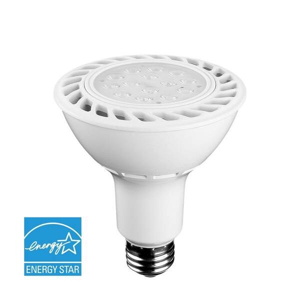 Euri Lighting 75W Equivalent White PAR30 Dimmable LED Flood Light Bulb