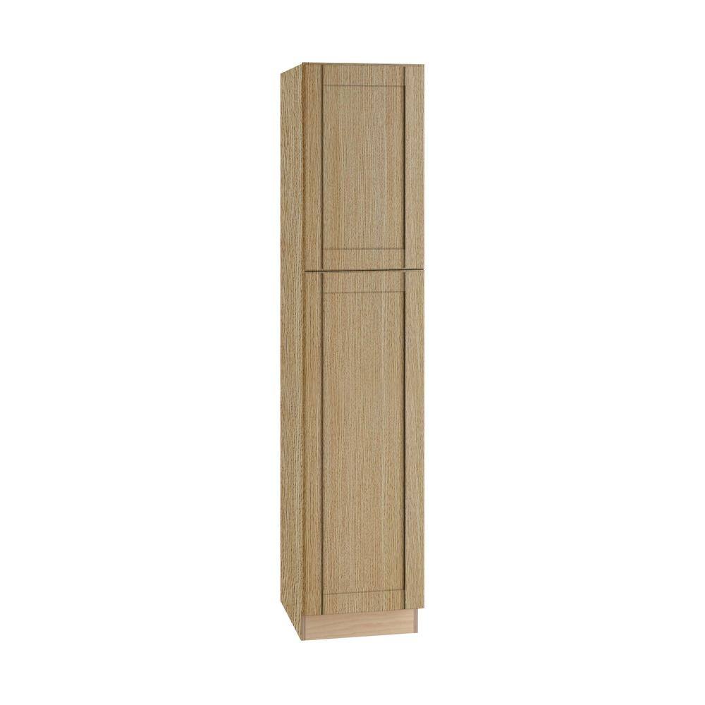 Washington 18 in. W x 24 in. D x 84 in. H Assembled Plywood Pantry Kitchen 