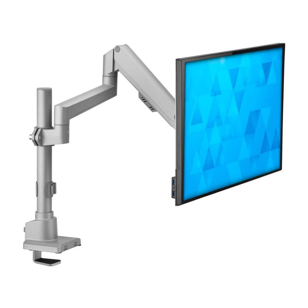 Mount-It! Full Motion Single Monitor Desk Mount, Height Adjustable with Gas Spring Arm for monitors up to 32" | holds up to 19.8 lbs | MI-6771 - Thumbnail 3