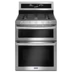 6.0 cu. ft. Double Oven Gas Range with True Convection Oven in Fingerprint Resistant Stainless Steel