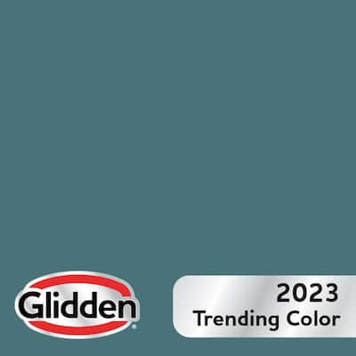 Glidden Premium 1 qt. PPG1142-7 Empress Teal Semi-Gloss Exterior Latex  Paint PPG1142-7PX-4SG - The Home Depot