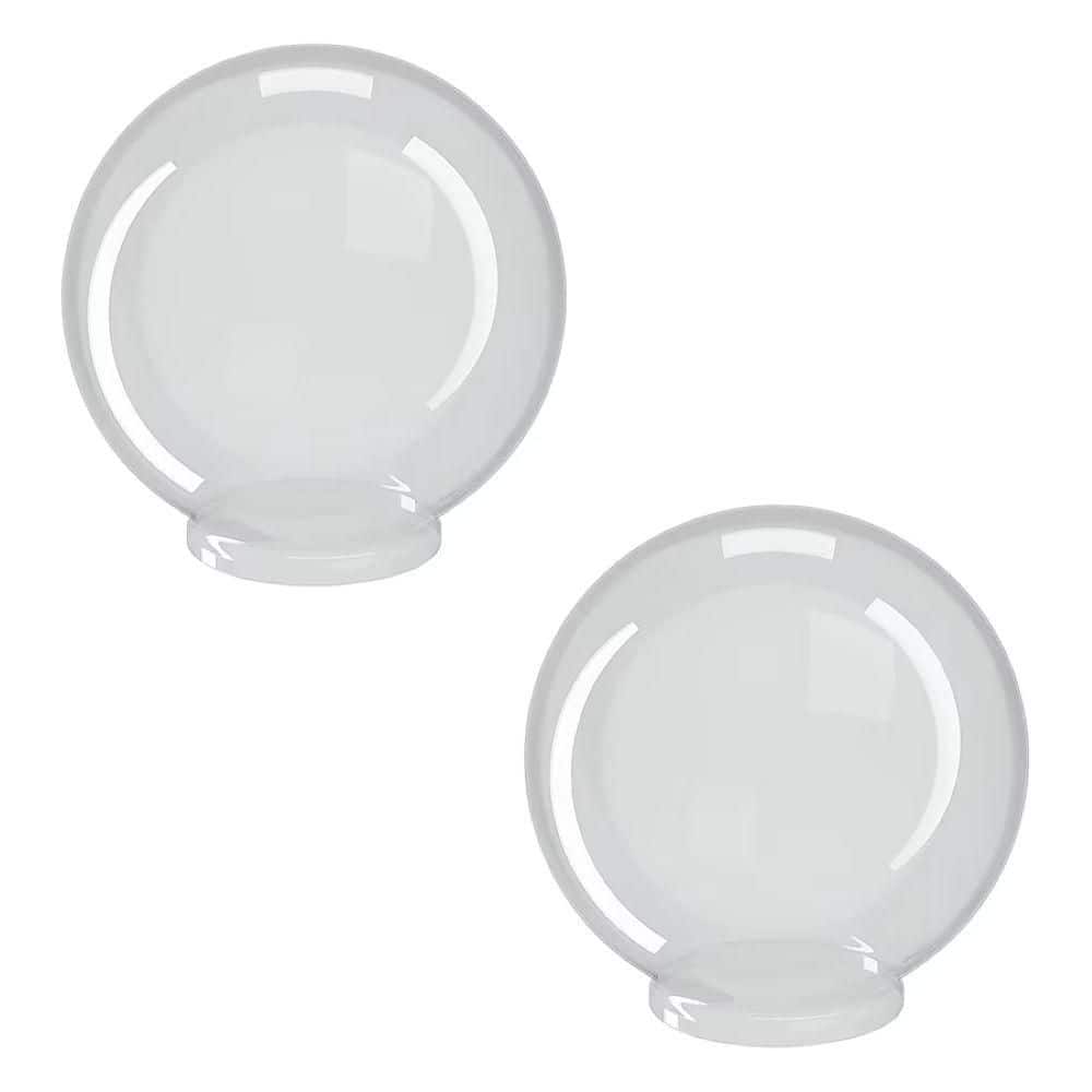 10 in. Smooth Acrylic Clear Globe with 3.91 in. Fitter Neck (2-Pack) - Fixture Not Included price history on PriceWatchPro