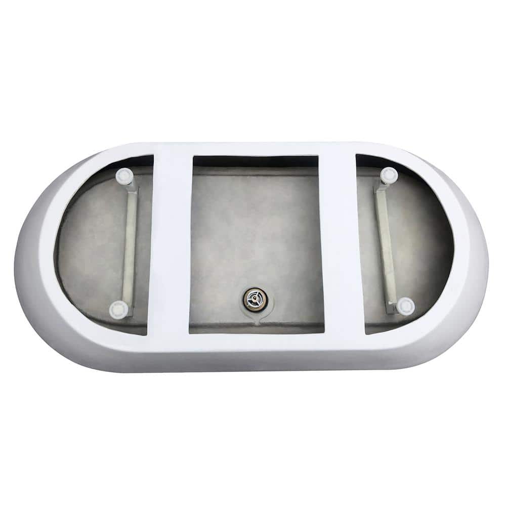 Brooklyn 60'' White Acrylic Freestanding Soaking Bathtub