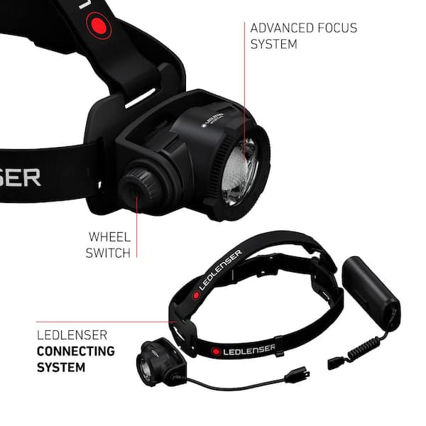 LEDLENSER H15R Core Rechargeable Headlamp, 2500 Lumens, Advanced ...