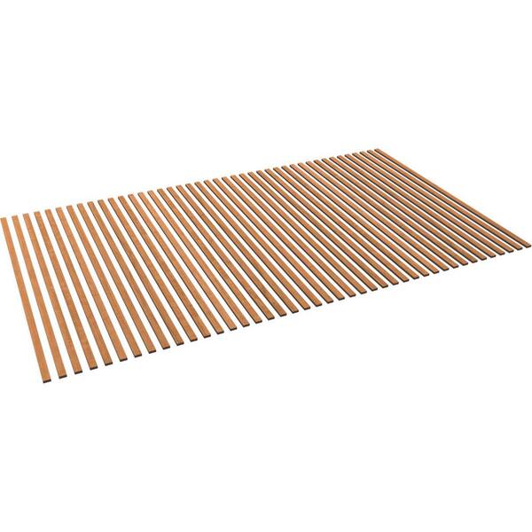 Ekena Millwork 47 in. H x 1 in. W Slatwall Panels in Cherry 42