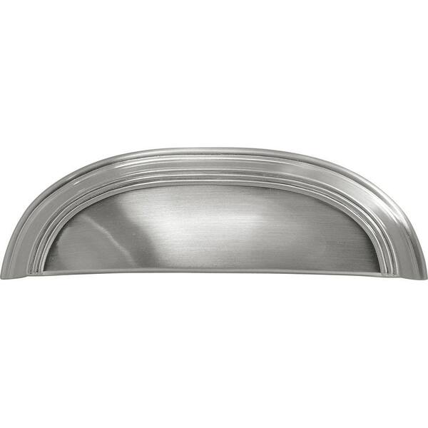 HICKORY HARDWARE American Diner 3 in. Center-to-Center Satin-Nickel Cup ...