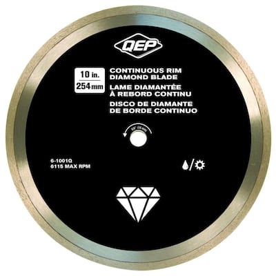 QEP Glass Series 7 in. Wet Tile Saw Continuous Rim Diamond Blade 6-7006GLQ