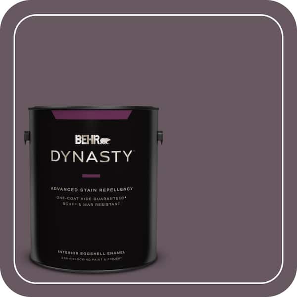BEHR DYNASTY 1 gal. #N100-6 Urban Legend Eggshell Enamel Interior Stain-Blocking Paint & Primer