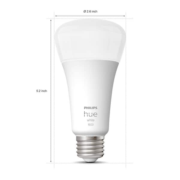 Philips Hue 100-Watt Equivalent A21 Smart LED Tuneable White Light