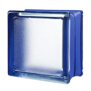 3 in. Thick Series 6 x 6 x 3 in. (6-Pack) Blueberry Mist Pattern Glass Block (Actual 5.75 x 5.75 x 3.12 in.)