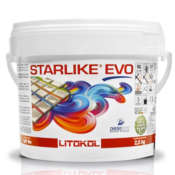The Tile Doctor Starlike EVO Epoxy Grout 113 Neutro Base for Metallic Color 2.5 kg - 5.5 lbs.