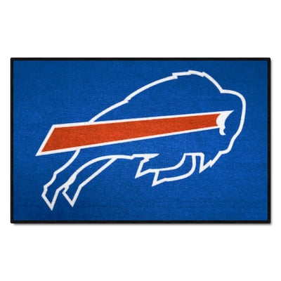 FANMATS NFL Chargers/Broncos Blue House Divided 3 ft. x 4 ft. Area Rug  17591 - The Home Depot