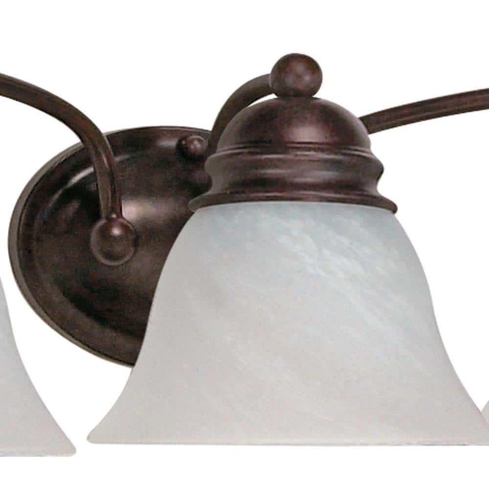 Old Bronze 21" Direct Wired Electric Vanity Light