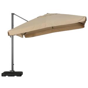 Merida 9-1/2 ft. Cantilever Patio Umbrella in Taupe