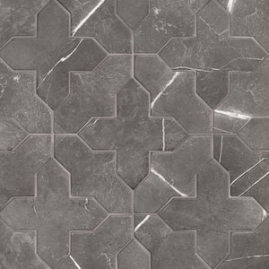 Istanbul Squire Shield Night with Night Cross 6 in. x 8-3/8 in. Porcelain Floor and Wall Tile (9.12 sq. ft. /Case)