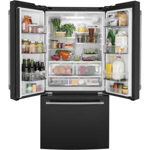 18.6 cu. ft. French Door Refrigerator in Matte Black, Fingerprint Resistant, Counter Depth and ENERGY STAR