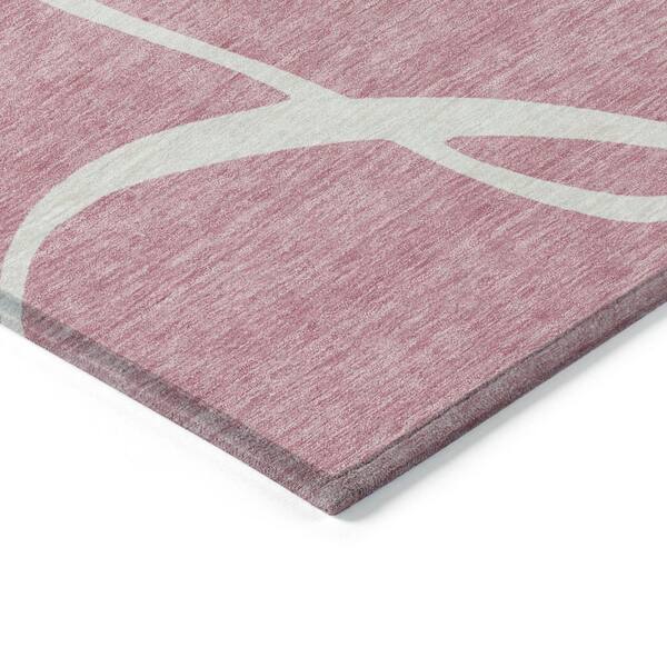 Chantille Machine Washable Indoor/Outdoor Abstract ACN999 Pink 2 ft. 6 in. x 3 ft. 10 in. Area Rug