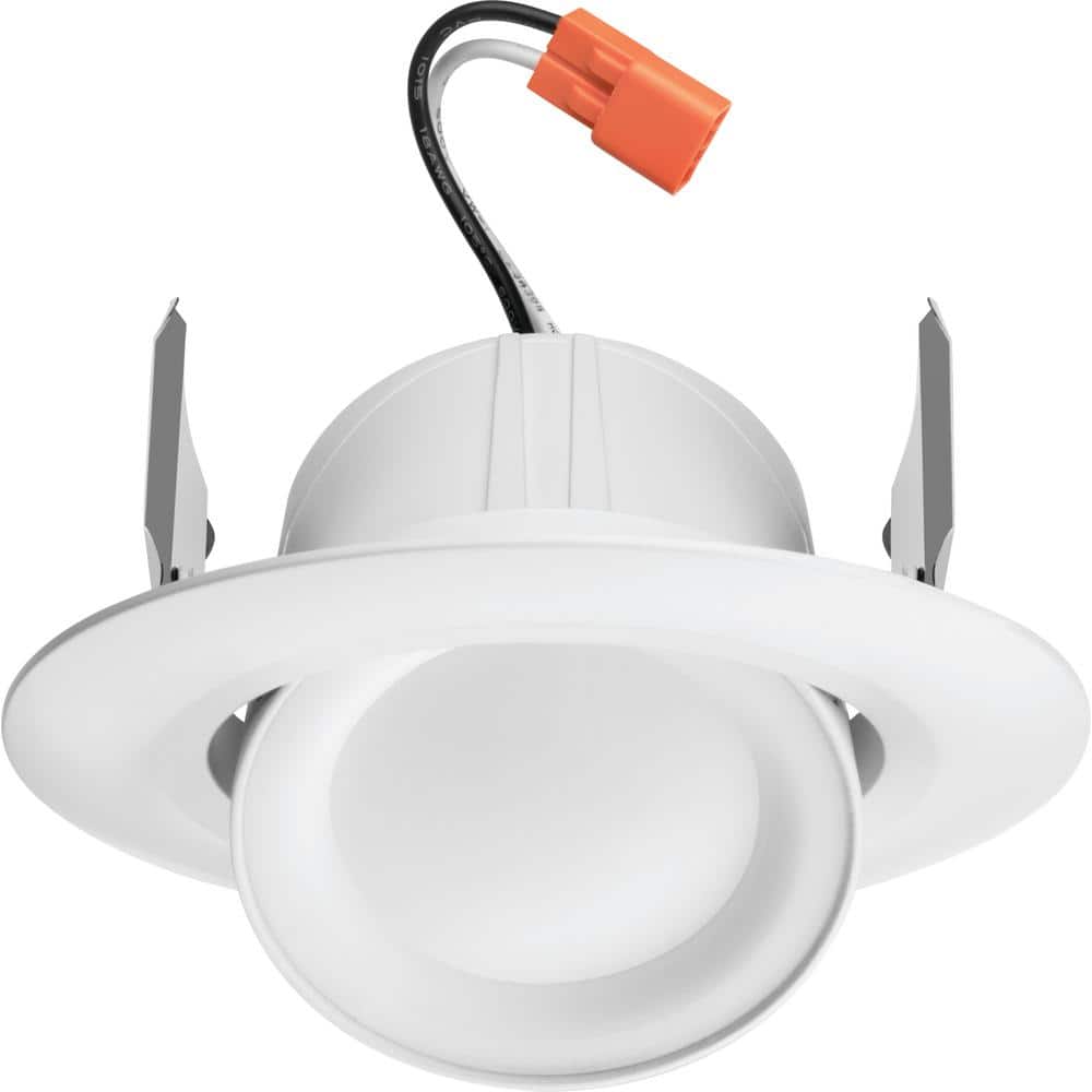 4-Inch White Dimmable LED Recessed Lighting Kit with Smart Control