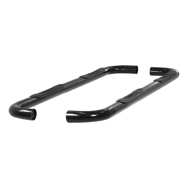 Aries 3-Inch Round Black Steel Nerf Bars, No-Drill, Select Chevrolet ...