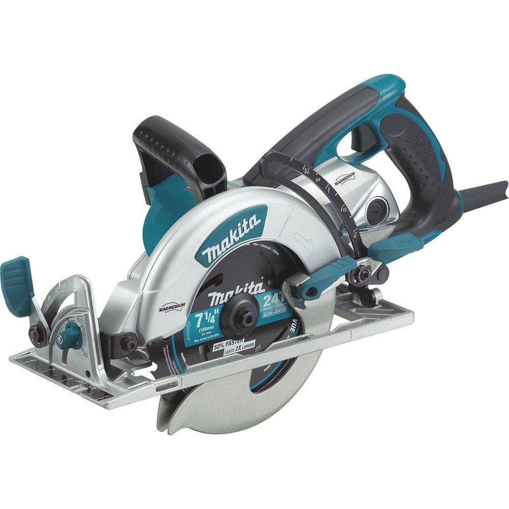 Have a question about Makita 15 Amp 7-1/4 in. Corded Lightweight Magnesium  Hypoid Circular Saw with built in fan and 24T Carbide blade? Pg The  Home Depot