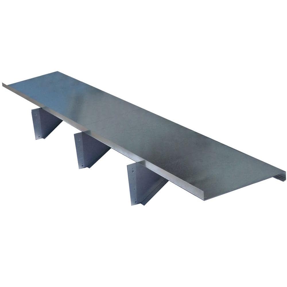 16 in. x 48 in. Metal Shelving with Brackets
