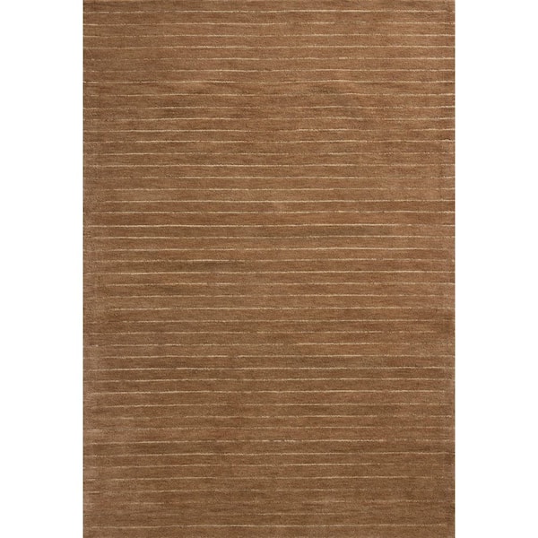 Chris Love Julia Henry Rust / Natural 8 ft. 6 in. x 11 ft. 6 in. Contemporary Area Rug