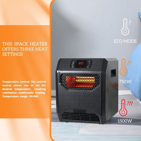 Infrared Heater Portable Indoor Electric Heater Jushua 1500W