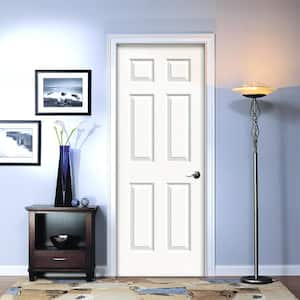 30 in. x 80 in. Colonist Primed Left-Hand Textured Molded Composite Single Prehung Interior Door