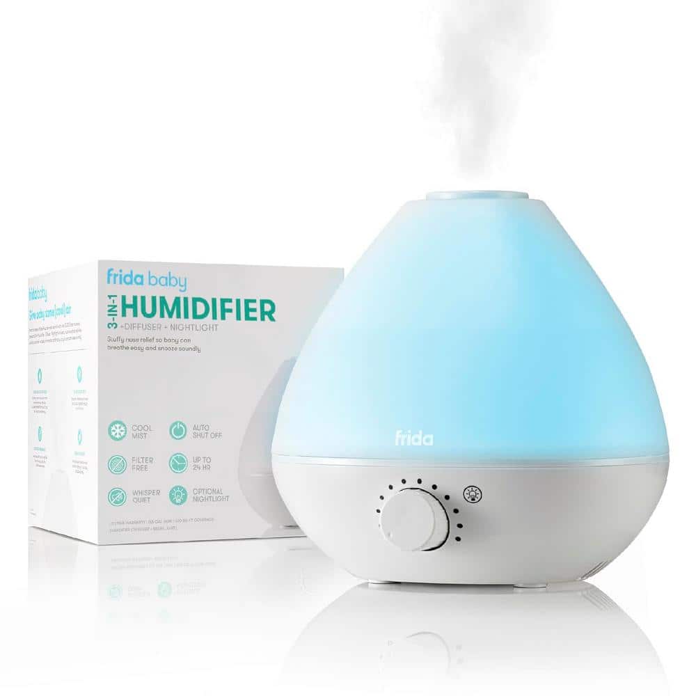 Lukyamzn 0.5 Gal. 3-in-1 Cool Mist Humidifier for Baby with