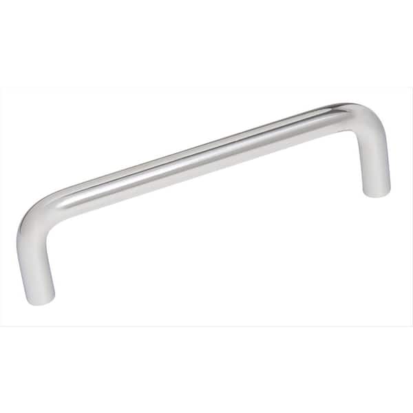 Amerock Wire Pulls 3-3/4 in. (96mm) Modern Polished Chrome Arch Cabinet Pull