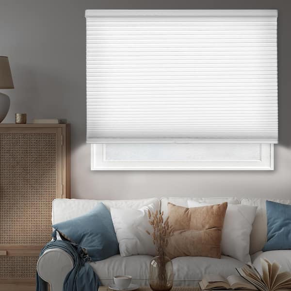 Chicology Cut-to-Width Evening Mist (Blackout) Cordless Cellular Shade - 64 in. W x 64 in. L